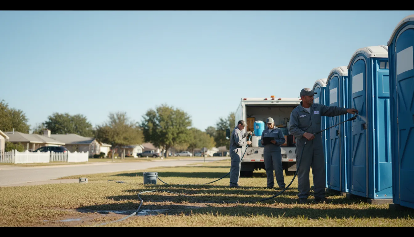 Long-Term Portable Toilet Rental in Holly Pond, AL near me